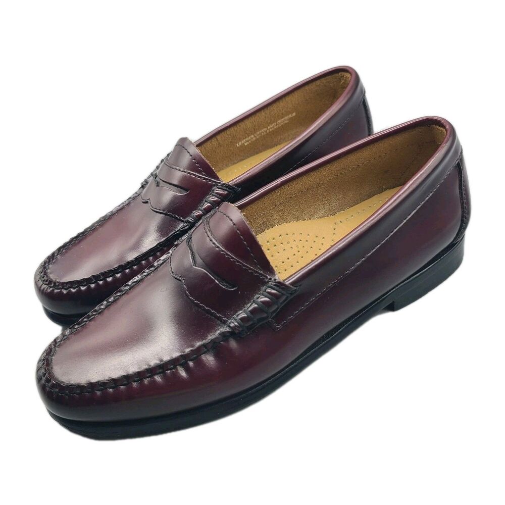 G.H. Bass & Co. Women's Burgundy Penny Loafers